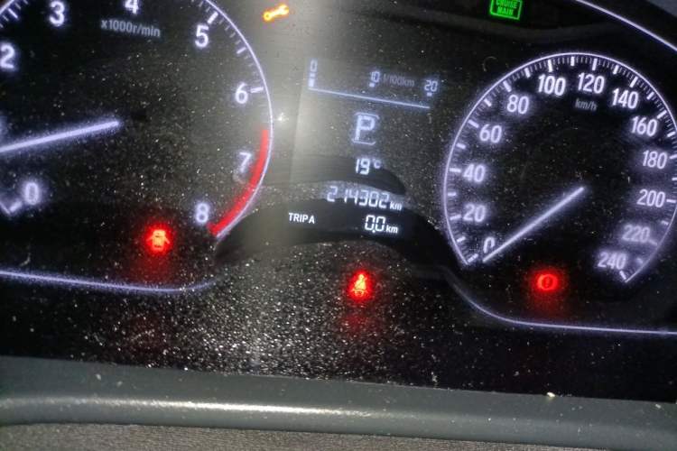 Used Honda Accord 2018 260TURBO Elite Edition China V Odometer Close Up