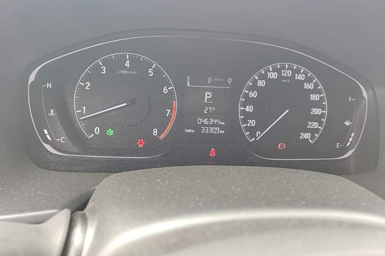 Used Honda Accord 2018 260TURBO Elite Edition China VI Odometer Close Up