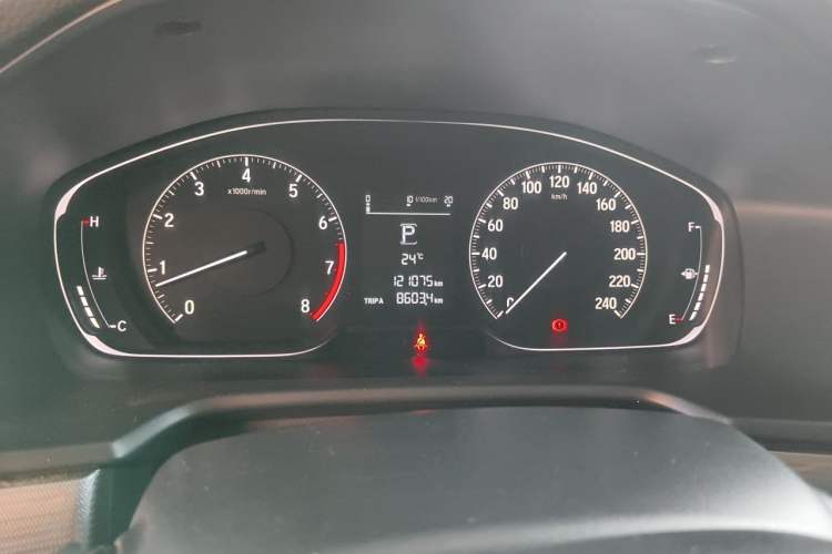 Used Honda Accord 2018 260TURBO Elite Edition China V Odometer Close Up