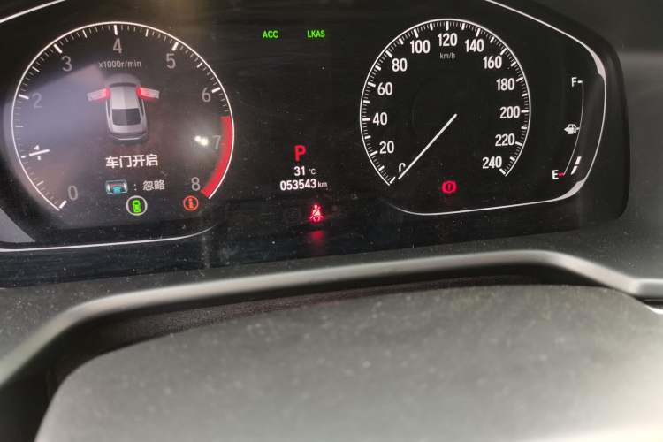 Used Honda Accord 2018 260TURBO Luxury Edition China VI Odometer Close Up