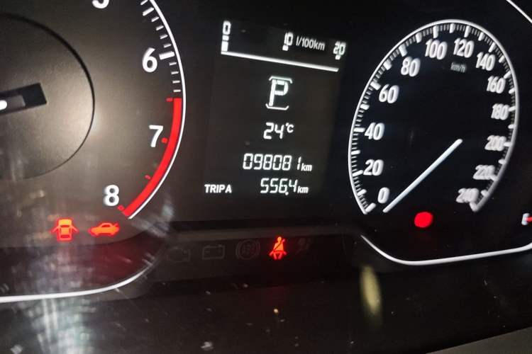 Used Honda Accord 2018 260TURBO Elite Edition China VI Odometer Close Up