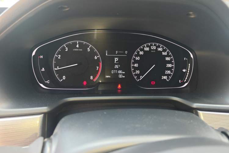 Used Honda Accord 2018 260TURBO Elite Edition China V Odometer Close Up