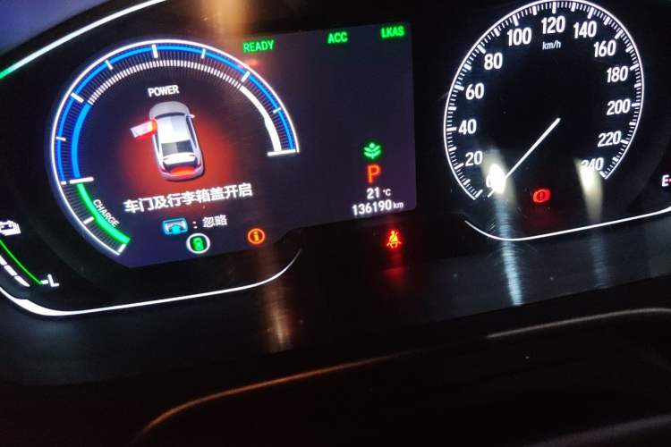 Used Honda Accord 2018 Rui Hybrid 2.0L Rui Ling Edition China VI Odometer Close Up