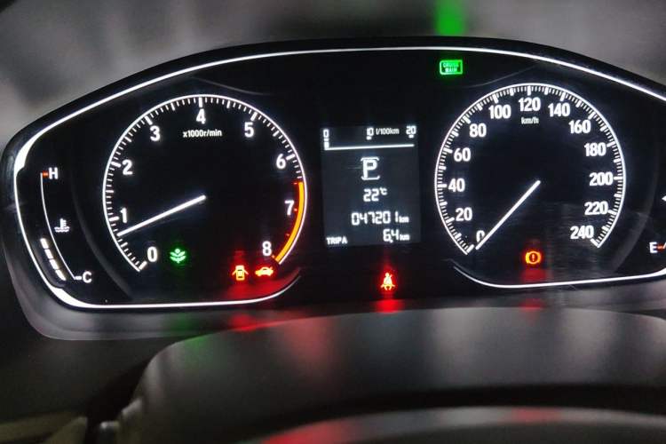 Used Honda Accord 2018 260TURBO Luxury Edition China VI Odometer Close Up