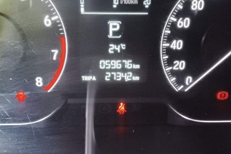 Used Honda Accord 2018 260TURBO Elite Edition China VI Odometer Close Up