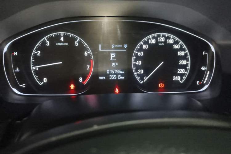 Used Honda Accord 2018 260TURBO Elite Edition China V Odometer Close Up