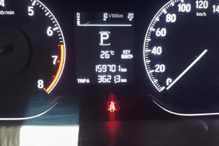 Used Honda Accord 2018 260TURBO Elite Edition China VI Odometer Close Up