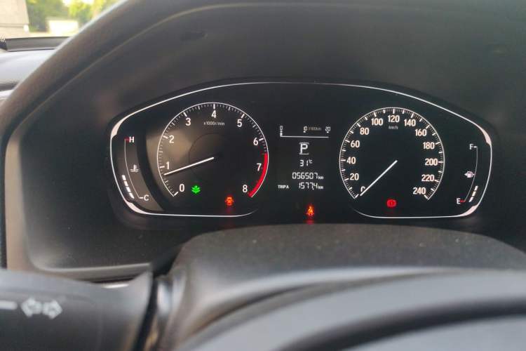 Used Honda Accord 2018 260TURBO Elite Edition China V Odometer Close Up
