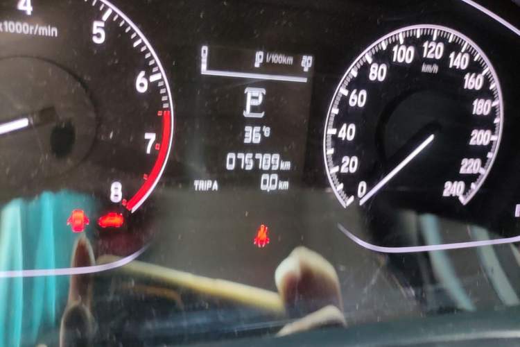 Used Honda Accord 2018 260TURBO Flagship Edition China VI Odometer Close Up