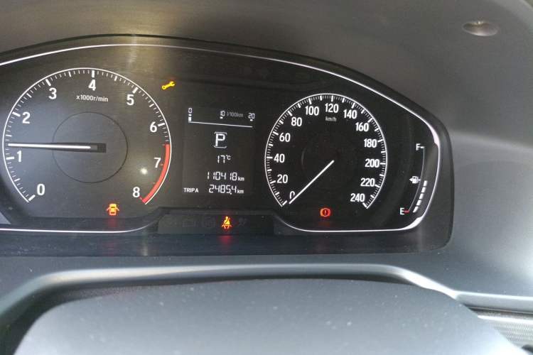 Used Honda Accord 2018 260TURBO Elite Edition China V Odometer Close Up