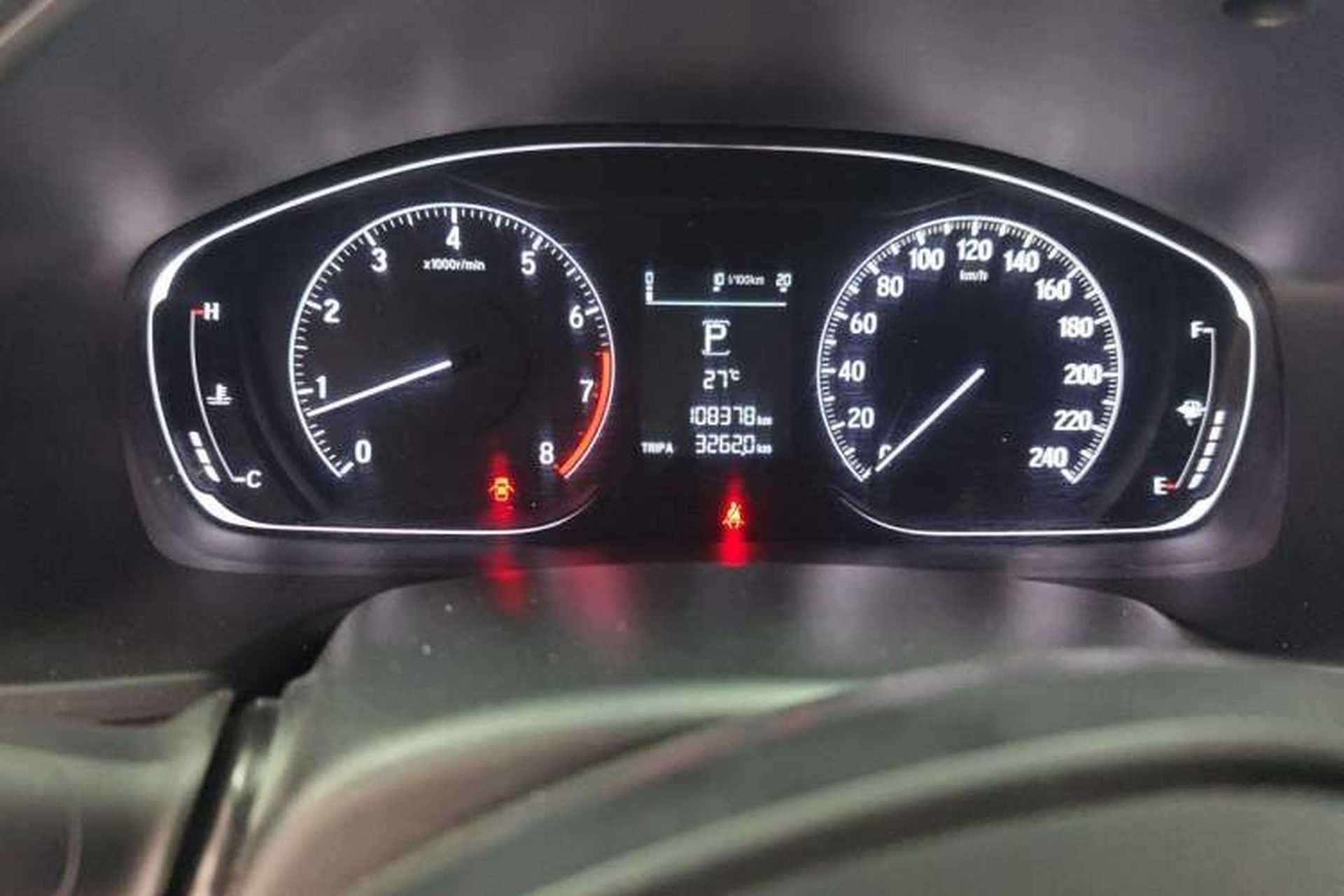 Used Honda Accord 2018 260TURBO Elite Edition China VI Odometer Close Up