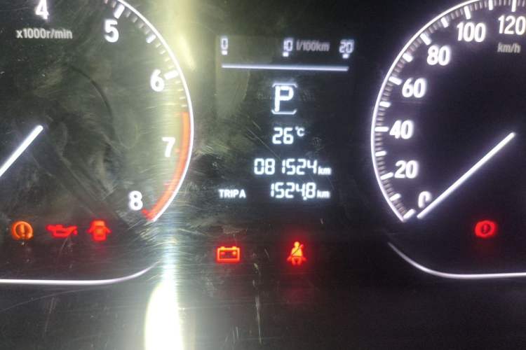 Used Honda Accord 2018 260TURBO Elite Edition China VI Odometer Close Up