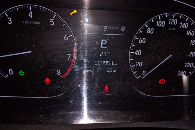 Used Honda Accord 2018 260TURBO Elite Edition China VI Odometer Close Up