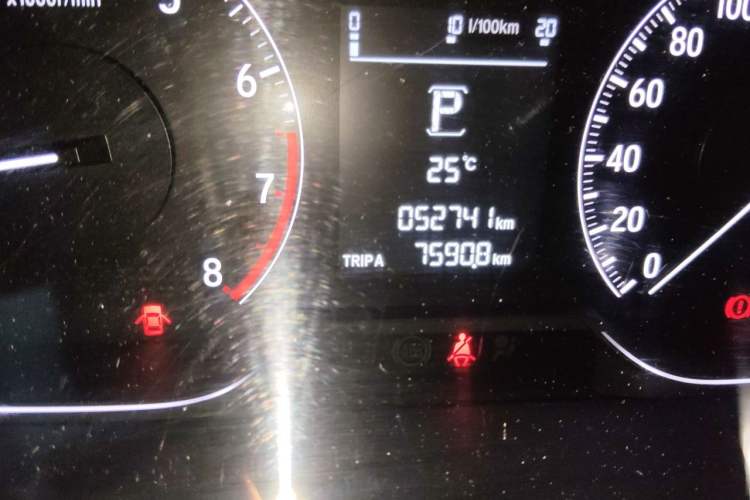 Used Honda Accord 2018 260TURBO Elite Edition China VI Odometer Close Up
