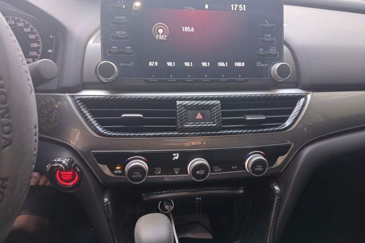 Used Honda Accord 2021 260TURBO Luxury Starry Sky Limited Edition Audio And AC Panel