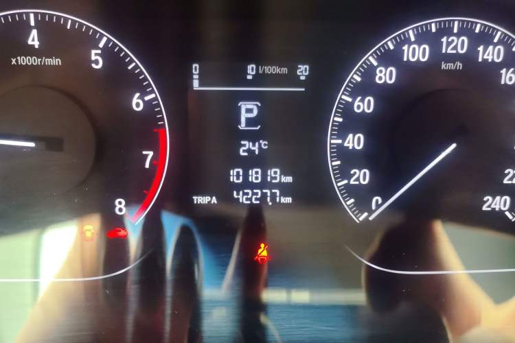 Used Honda Accord 2021 260TURBO Luxury Starry Sky Limited Edition Odometer Close Up
