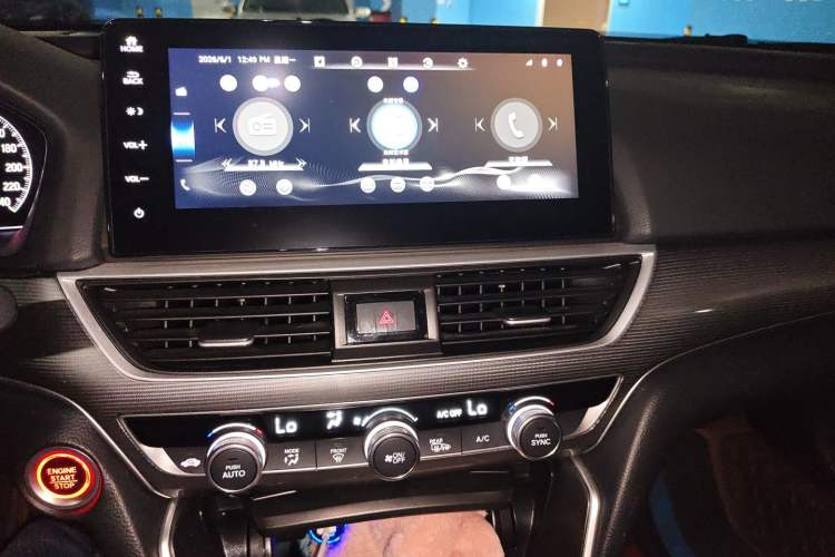 Used Honda Accord 2022 260TURBO Luxury Edition Audio And AC Panel