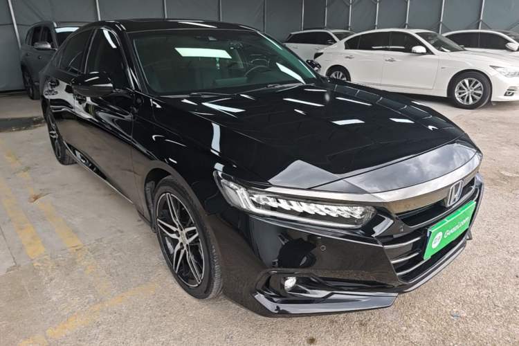 Used Honda Accord 2022 Xing·Hybrid 2.0L Phantom Night·Sharp Intelligence Edition Front Right 45 Deg