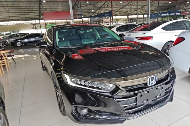 Used Honda Accord 2022 Xing·Hybrid 2.0L Phantom Night·Sharp Intelligence Edition Front Right 45 Deg