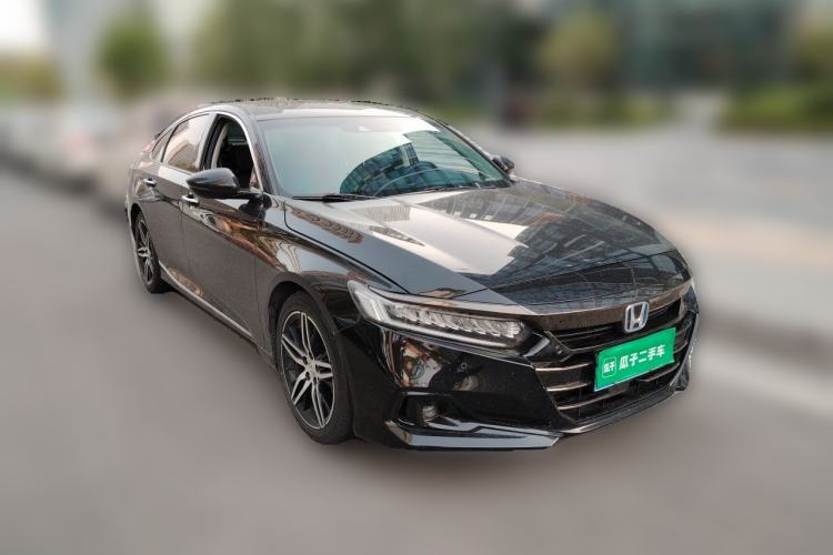 Used Honda Accord 2022 Xing·Hybrid 2.0L Phantom Night·Sharp Intelligence Edition Front Right 45 Deg