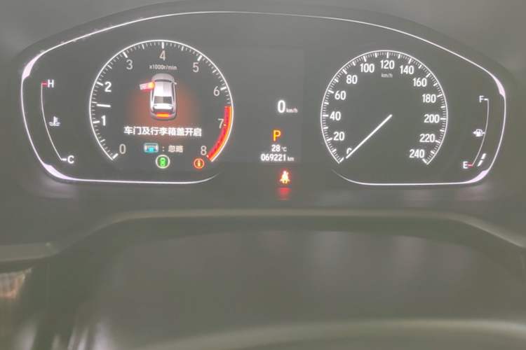 Used Honda Accord 2022 260TURBO Phantom Night · Prestige Edition Instrument Cluster