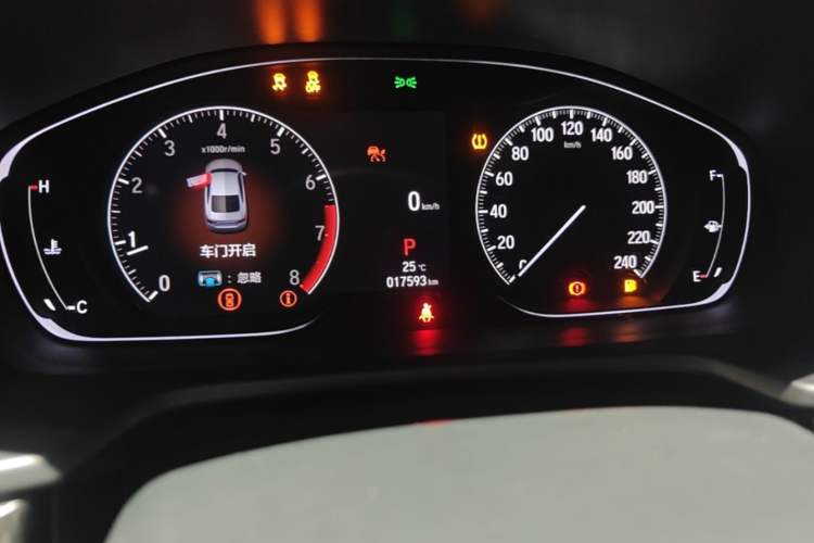 Used Honda Accord 2022 260TURBO Phantom Night · Prestige Edition Instrument Cluster