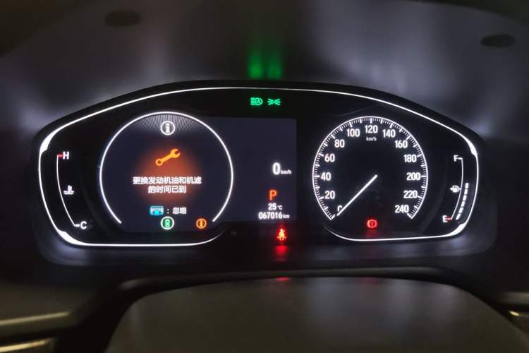 Used Honda Accord 2022 260TURBO Phantom Night · Prestige Edition Instrument Cluster