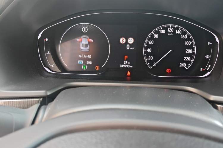 Used Honda Accord 2022 260TURBO Phantom Night · Prestige Edition Odometer Close Up