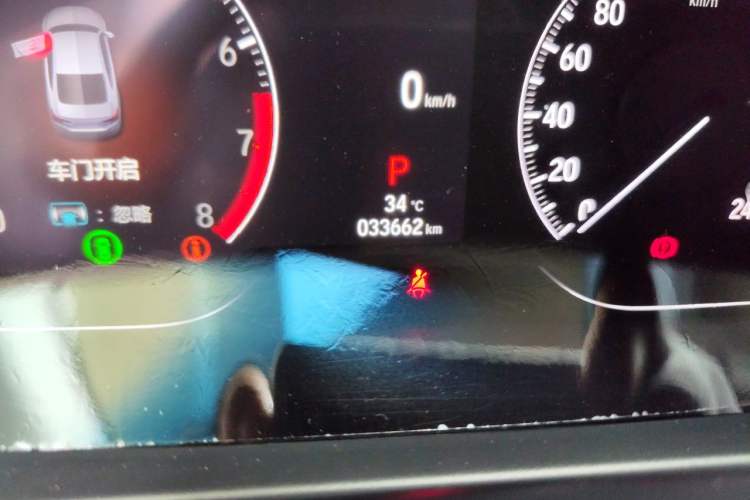 Used Honda Accord 2022 260TURBO Phantom Night · Prestige Edition Odometer Close Up