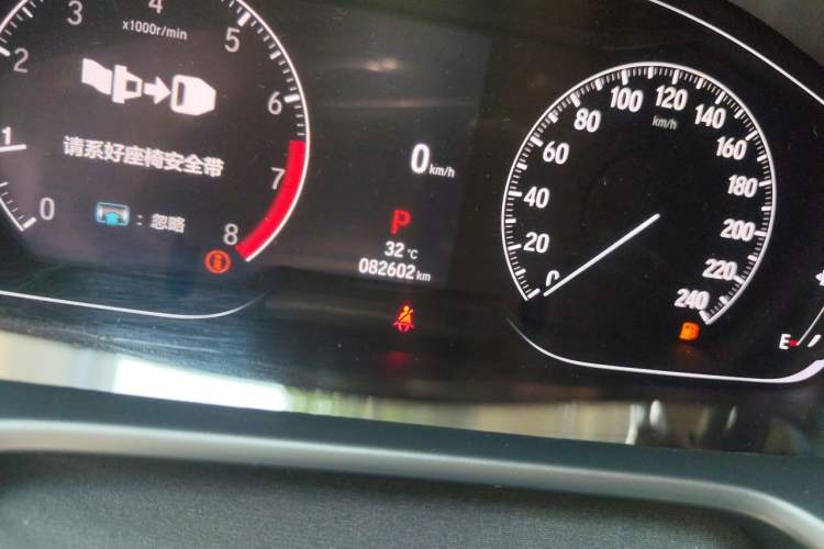 Used Honda Accord 2022 260TURBO Luxury Edition Odometer Close Up