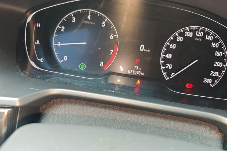 Used Honda Accord 2022 260TURBO Phantom Night · Prestige Edition Odometer Close Up
