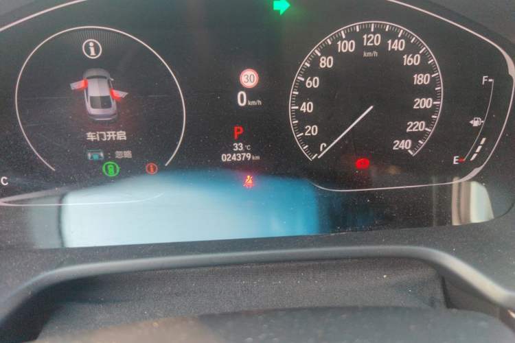 Used Honda Accord 2022 260TURBO Phantom Night · Prestige Edition Odometer Close Up