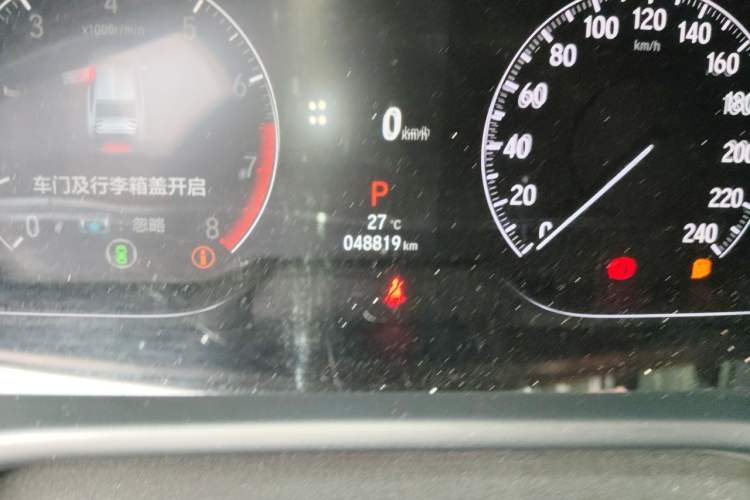 Used Honda Accord 2022 260TURBO Phantom Night · Prestige Edition Odometer Close Up