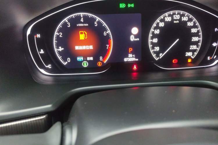 Used Honda Accord 2022 260TURBO Phantom Night · Prestige Edition Odometer Close Up