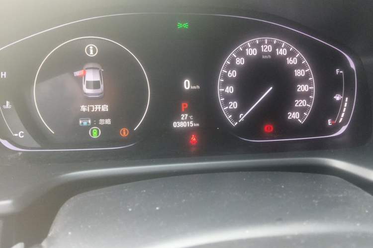Used Honda Accord 2022 260TURBO Phantom Night · Prestige Edition Odometer Close Up