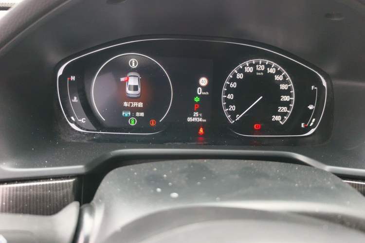Used Honda Accord 2022 260TURBO Phantom Night · Prestige Edition Odometer Close Up