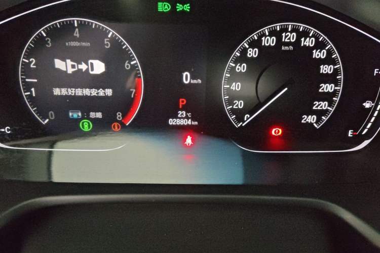 Used Honda Accord 2022 260TURBO Phantom Night · Prestige Edition Odometer Close Up
