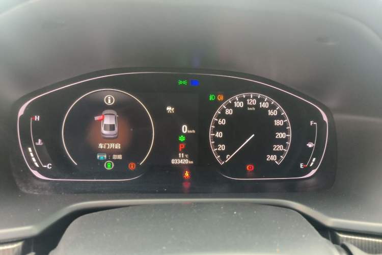 Used Honda Accord 2022 260TURBO Phantom Night · Prestige Edition Odometer Close Up