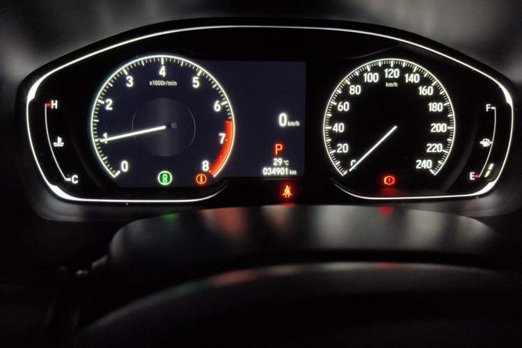 Used Honda Accord 2022 260TURBO Phantom Night · Prestige Edition Odometer Close Up