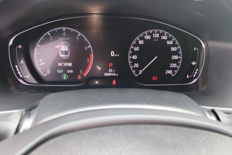 Used Honda Accord 2022 260TURBO Phantom Night · Prestige Edition Odometer Close Up