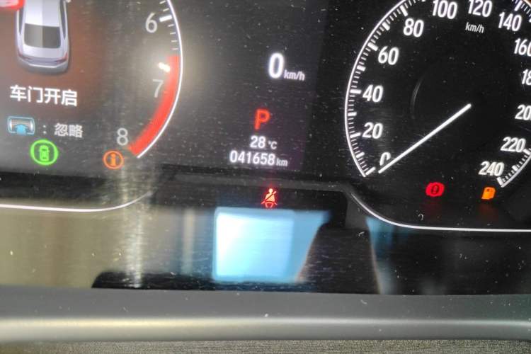 Used Honda Accord 2022 260TURBO Phantom Night · Prestige Edition Odometer Close Up