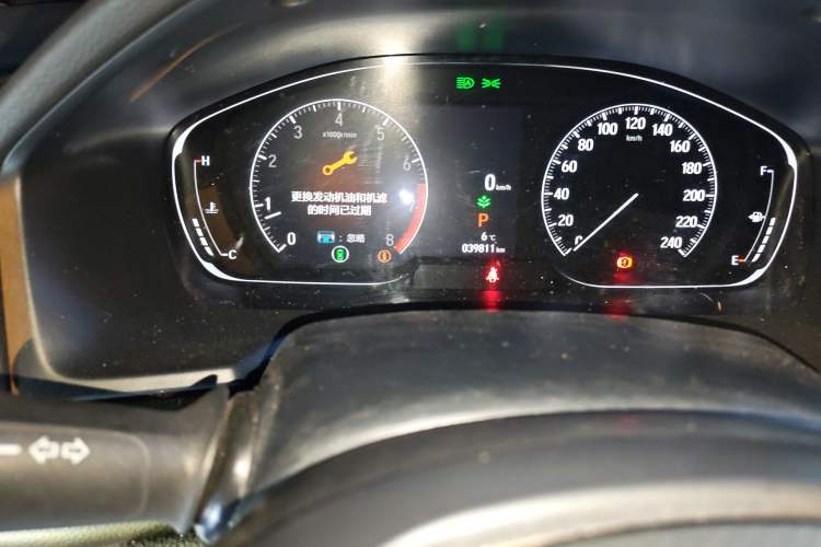 Used Honda Accord 2022 260TURBO Phantom Night · Prestige Edition Odometer Close Up