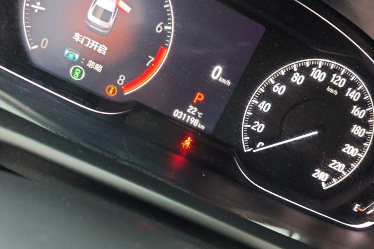 Used Honda Accord 2022 260TURBO Phantom Night · Prestige Edition Odometer Close Up