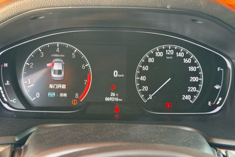 Used Honda Accord 2022 260TURBO Luxury Edition Odometer Close Up
