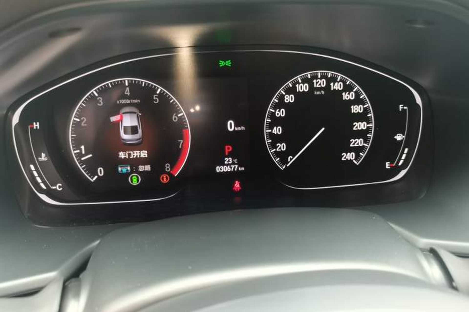 Used Honda Accord 2022 260TURBO Phantom Night · Prestige Edition Odometer Close Up