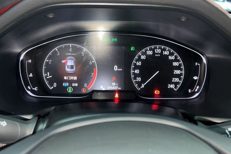 Used Honda Accord 2022 260TURBO Phantom Night · Prestige Edition Odometer Close Up