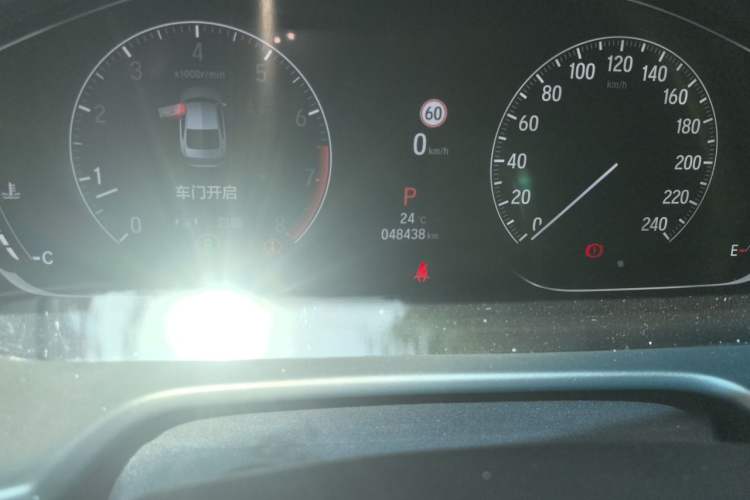 Used Honda Accord 2022 260TURBO Phantom Night · Prestige Edition Odometer Close Up