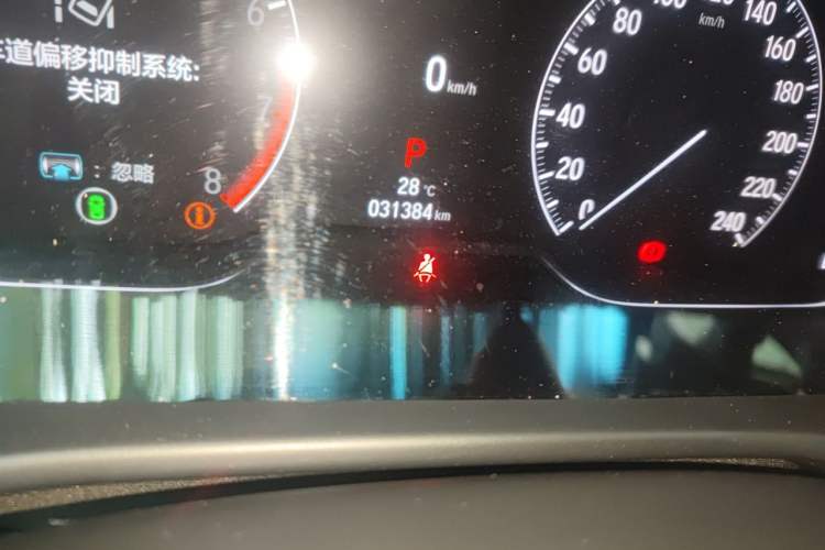 Used Honda Accord 2022 260TURBO Phantom Night · Prestige Edition Odometer Close Up