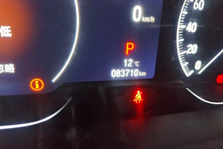 Used Honda Accord 2022 260TURBO Phantom Night · Prestige Edition Odometer Close Up