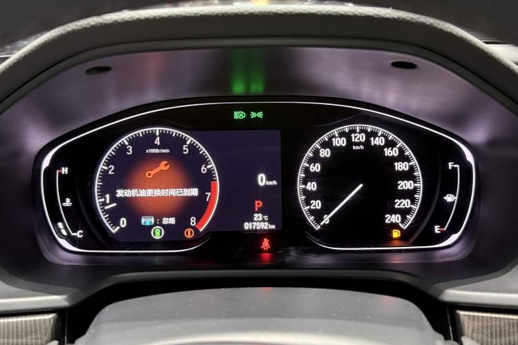 Used Honda Accord 2022 260TURBO Phantom Night · Prestige Edition Odometer Close Up